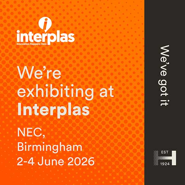 We're exhibiting at Interplas